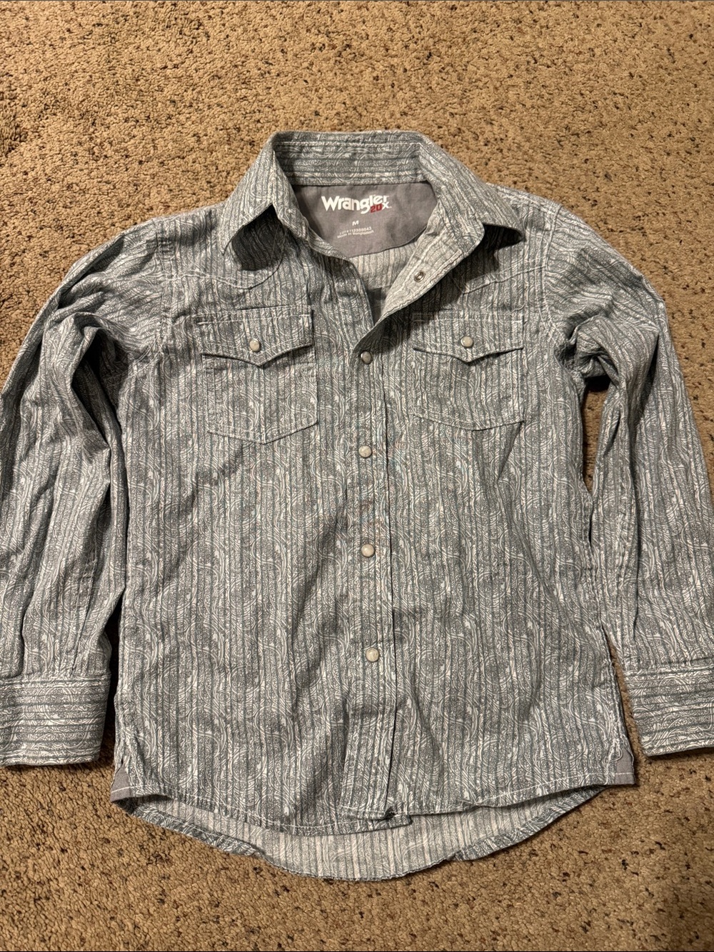 Boys Wrangler pearl snap